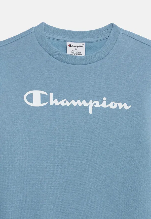 Свитшот с круглым вырезом, унисекс Champion, светло-голубой — фото 3
