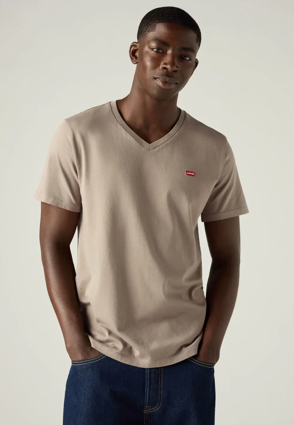 Футболка с V-образным вырезом - базовая модель Levi'S, Brindle