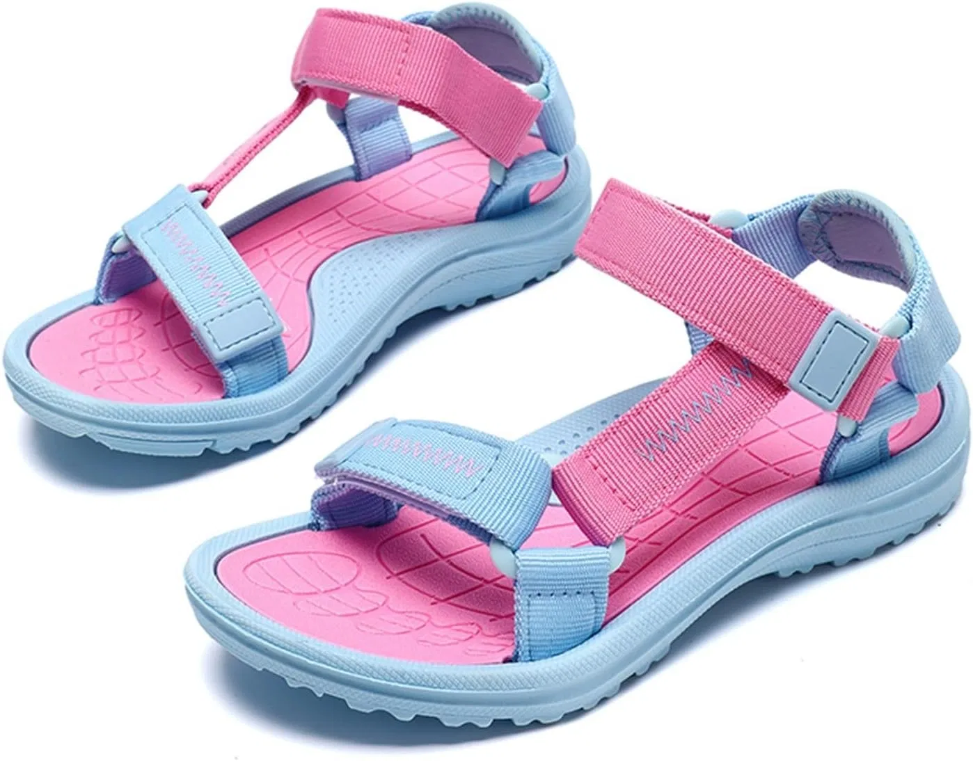 Детские сандалии с открытым носком для мальчиков и девочек, Pink