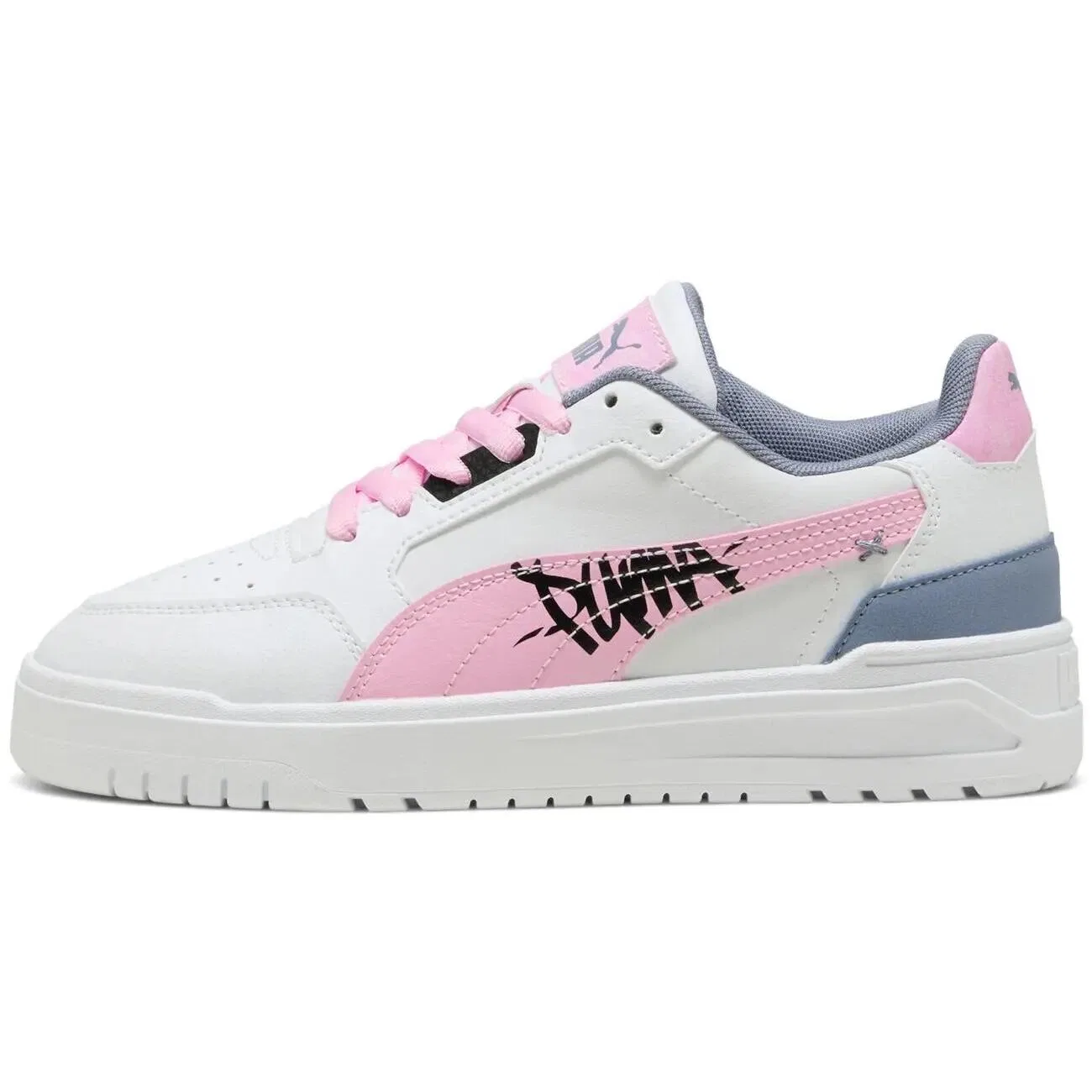 Детские кроссовки Puma Shuffle Downtown Lo Mid 90s Jr, Weiß