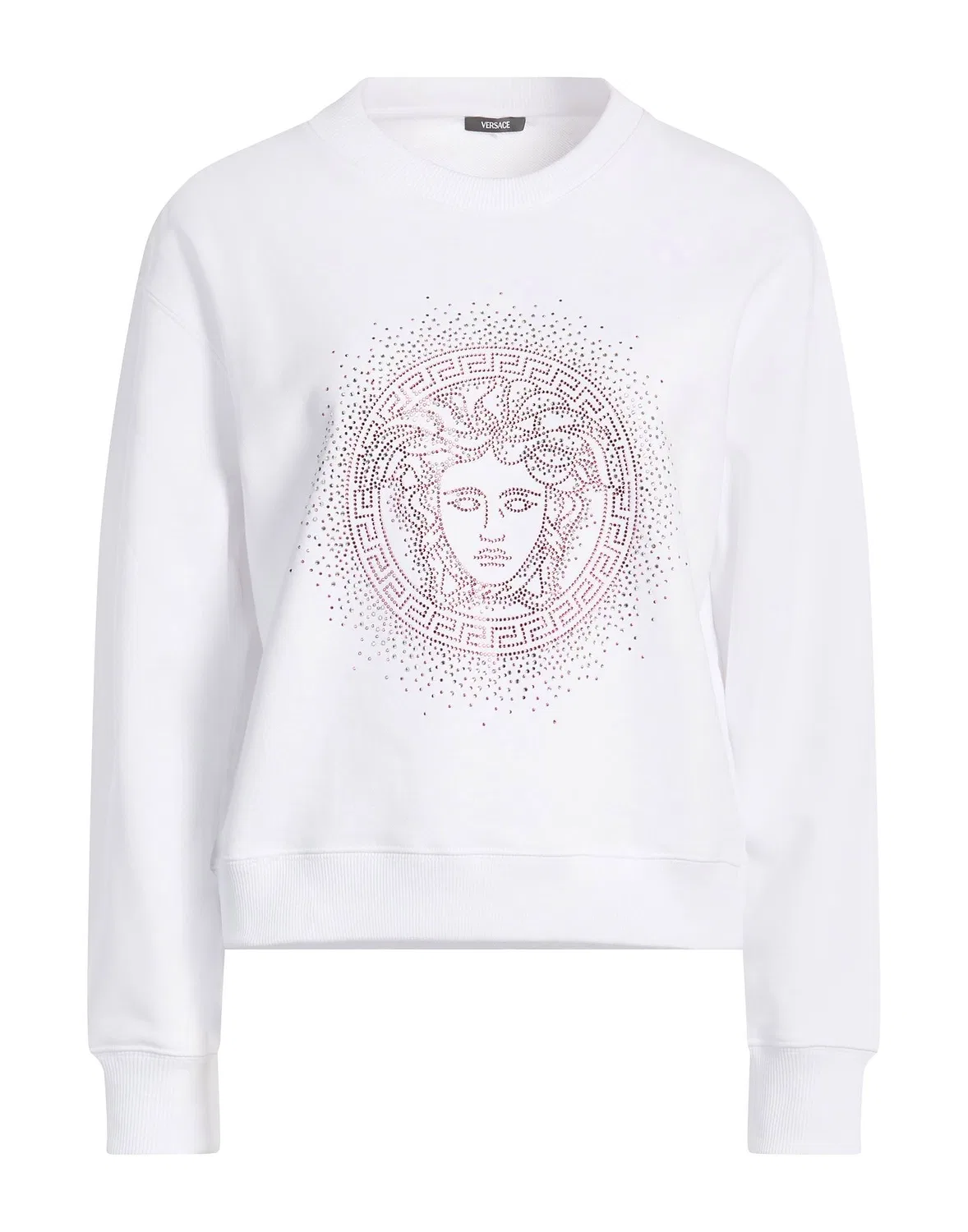 Женский свитшот с аппликацией Versace, белый