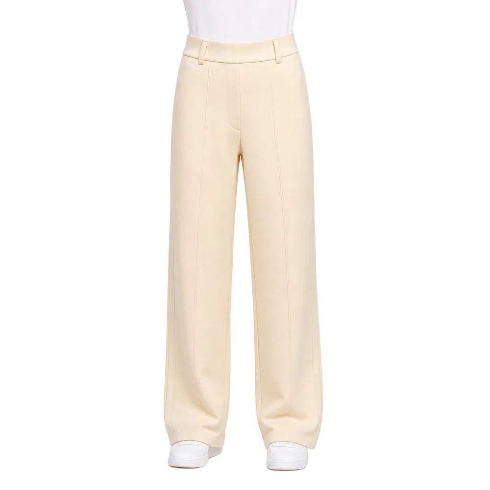 Женские спортивные штаны из трикотажа Adidas, Light Beige Yellow