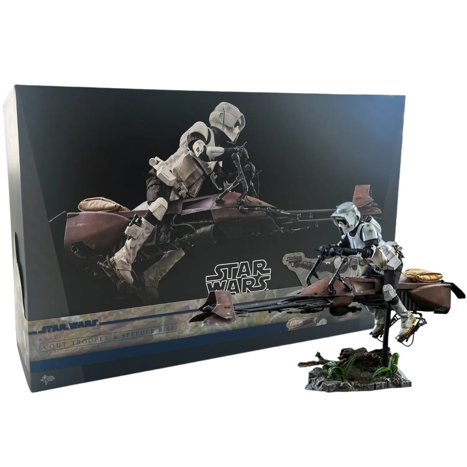 

Фигурка Hot Toys Star Wars: Return of the Jedi – 1:6 Scale Scout Trooper and Speeder Bike MMS612