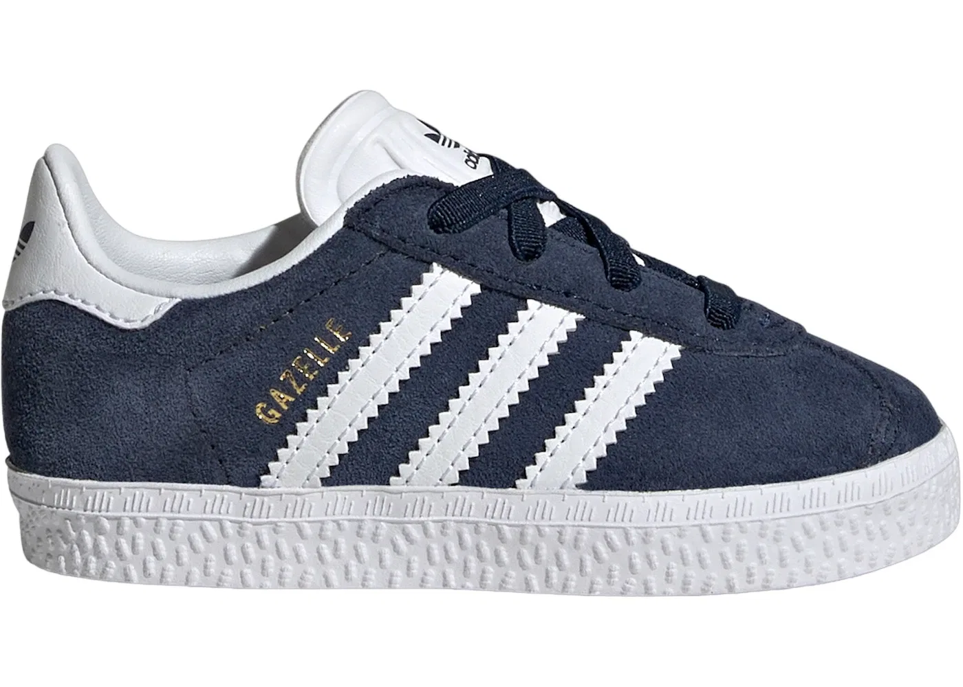 Детские кроссовки с удобной застежкой Adidas Gazelle Comfort Closure Adidas, Collegiate Navy/Cloud White/Cloud White