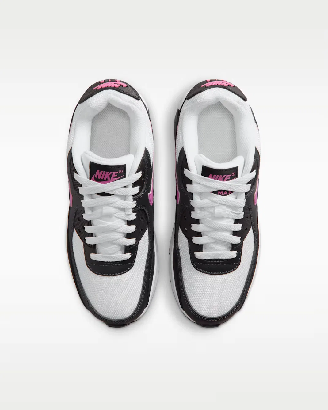 Кроссовки для детей постарше Nike Air Max 90, White/Black/Anthracite/Playful Pink — фото 4