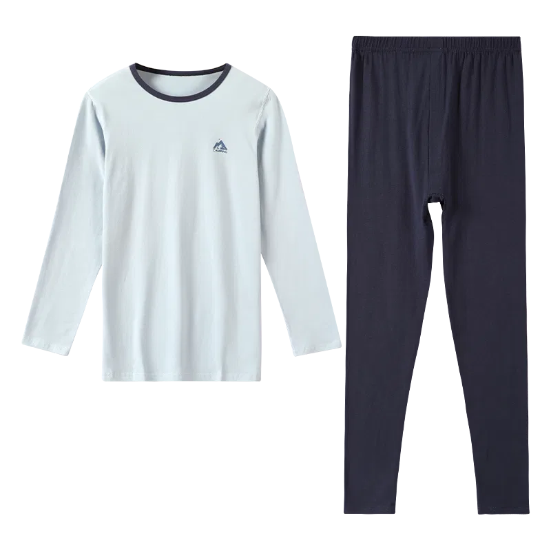 Red bean Детский комплект нижнего белья с круглым вырезом Dark Heather Gray — фото 4