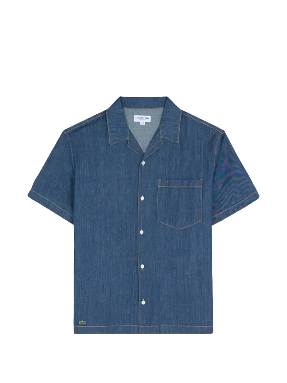 Рубашка с карманом Lacoste, синий