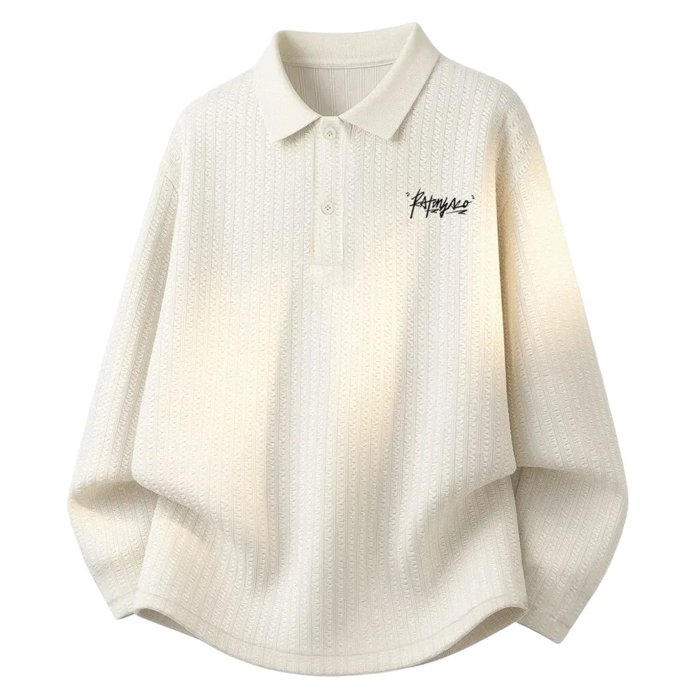 Детская футболка с лацканами Unisex Lapel Moderate PAL ONGACO, Apricot