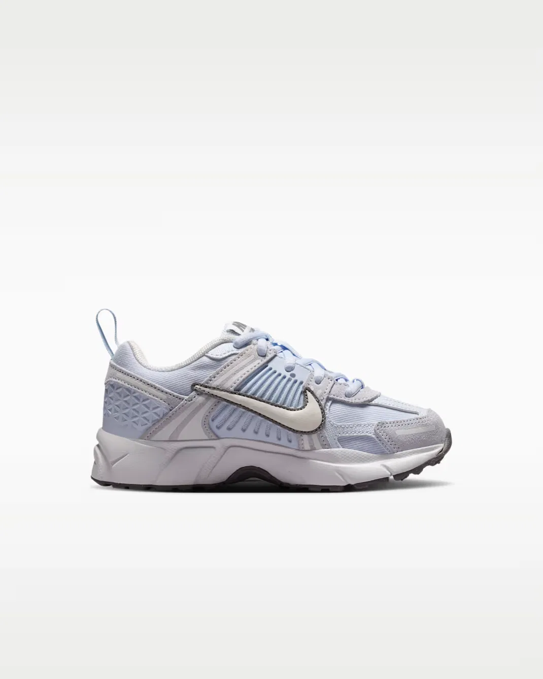 Детские кроссовки (классические шнурки) Nike Vomero 5, Football Grey/Pencil Point/Summit White — фото 3