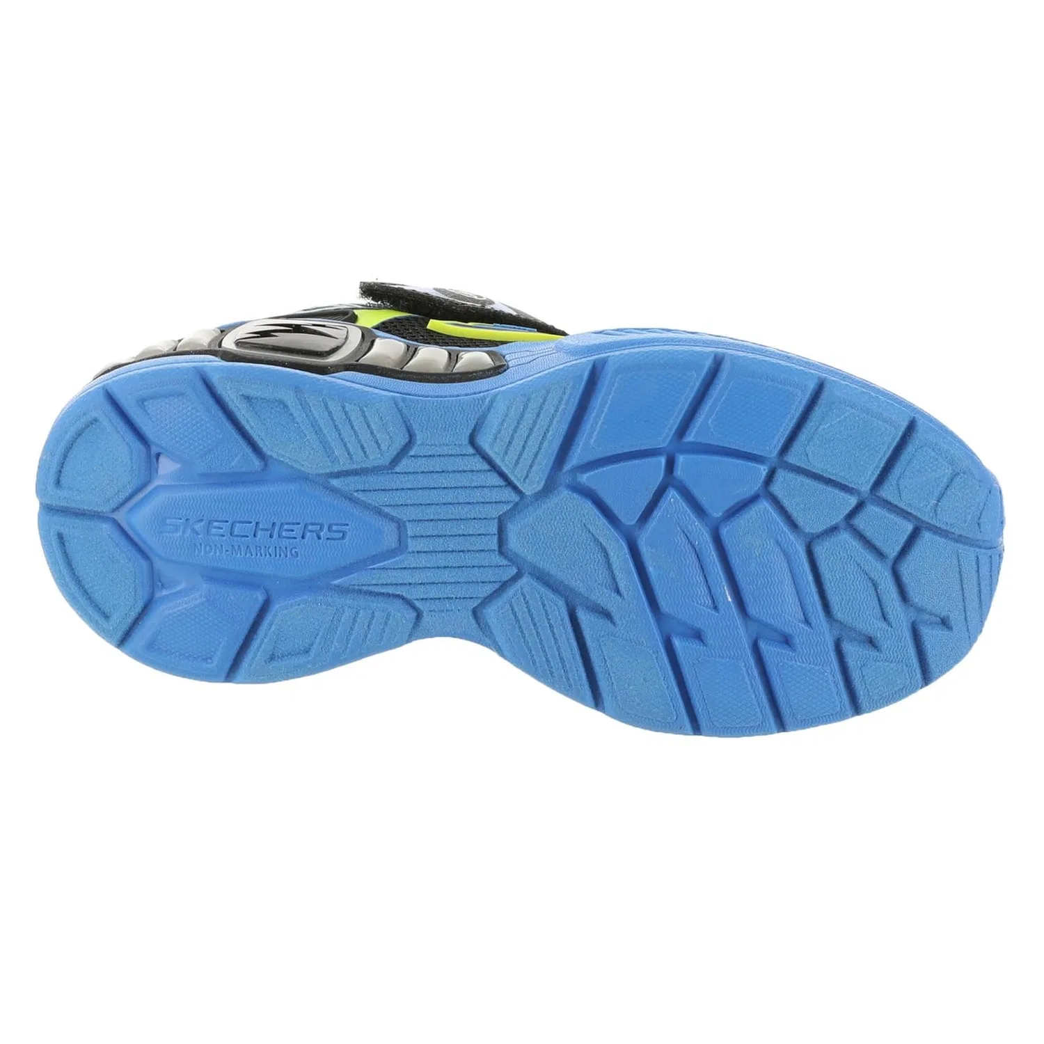 Детские кроссовки для мальчиков с подсветкой Light Storm 3 Skechers, Black Blue Lime — фото 4