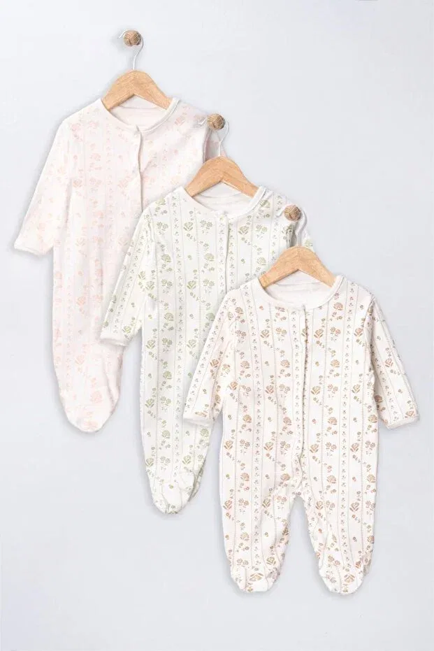 Детский комбинезон для девочек с цветочным принтом Enia Baby, Multicolor