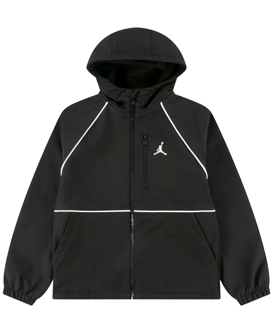 Куртка для мальчиков с капюшоном и длинным рукавом Jordan, Black