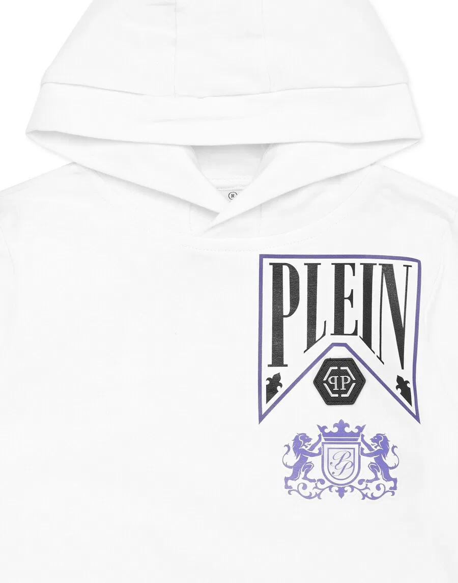 Свитшот Philipp Plein 'Flame' белого цвета — фото 3