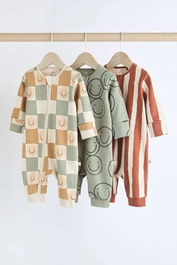 Детский для новорожденных комплект слипов с принтом Next Baby, Multicolor
