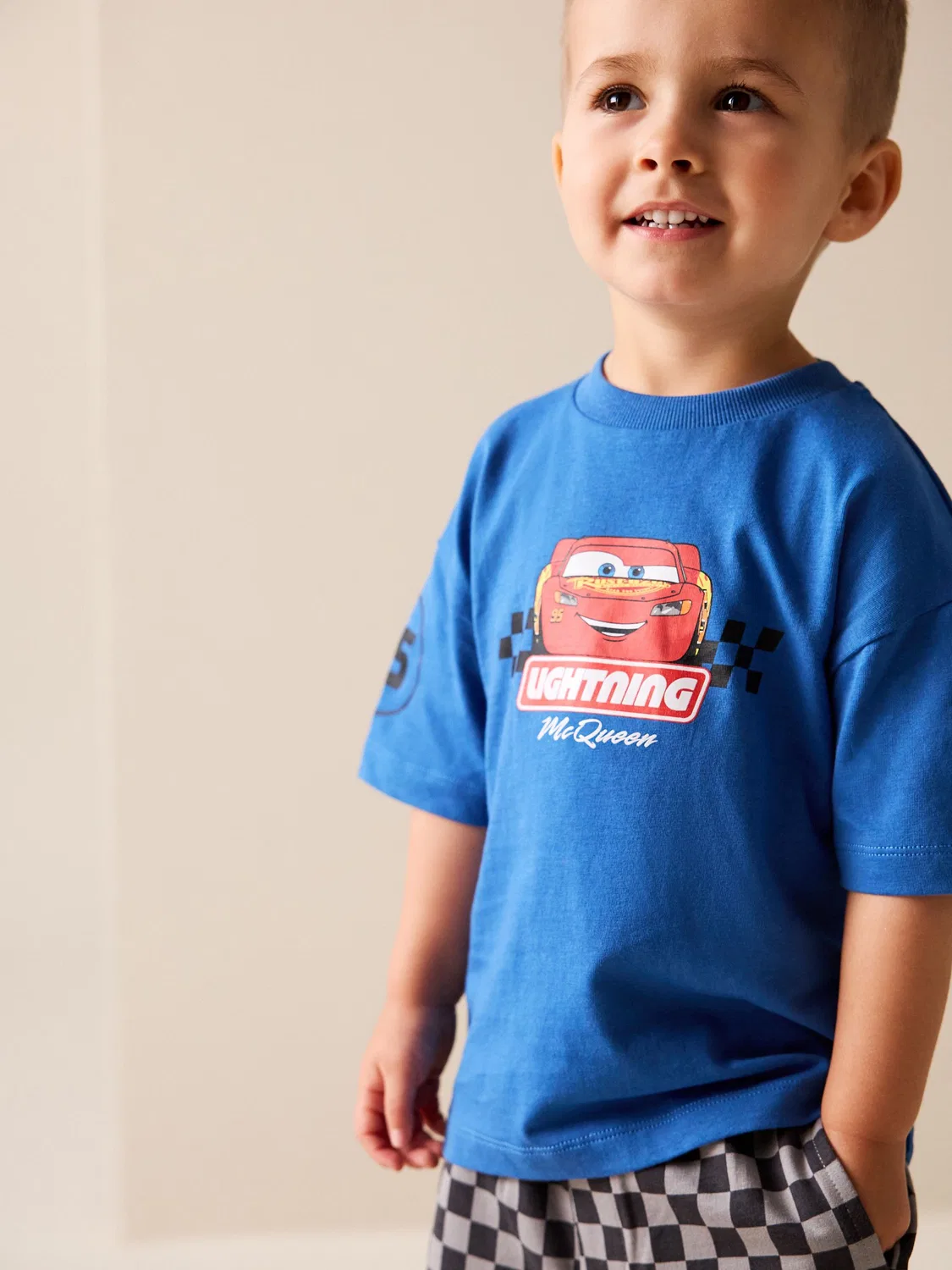 Комплект футболка и шорты, Disney Cars Next, синий — фото 2