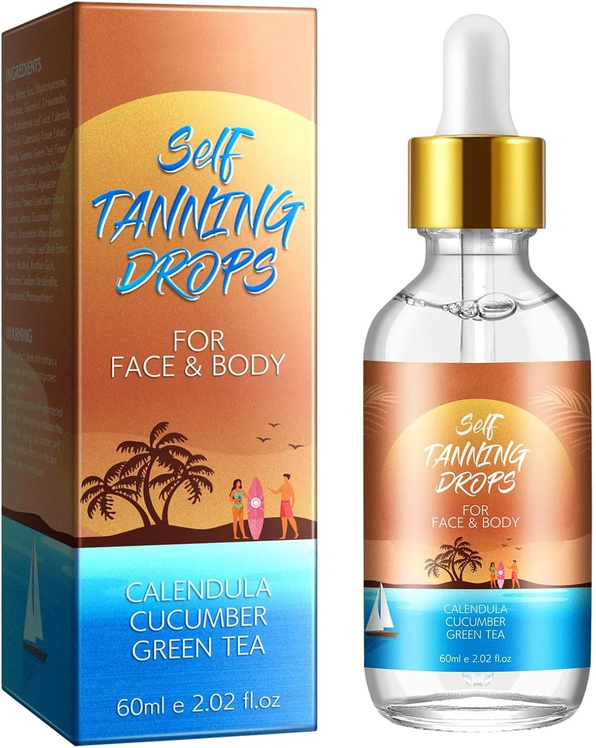 Лосьон для автозагара Natural Bronze Glow, 60 мл, Generic