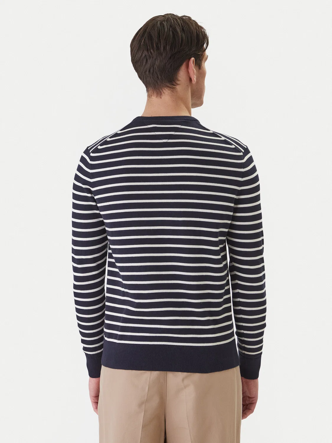 Мужской пуловер стандартного кроя Essential Tommy Hilfiger, темно-синий — фото 3