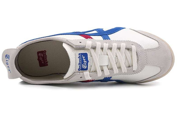 Кроссовки Onitsuka Tiger Mexico 66 Vintage, белый/синий/красный — фото 4