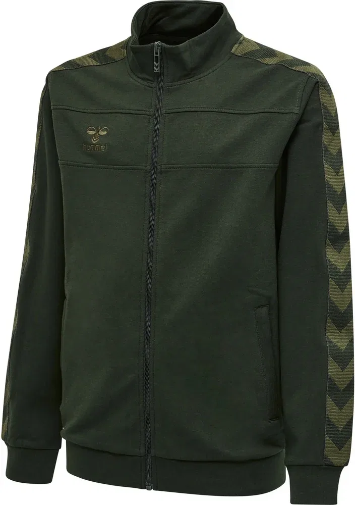 Тренировочная куртка детская на молнии Hmlmove Kids Classic Hummel, зеленый
