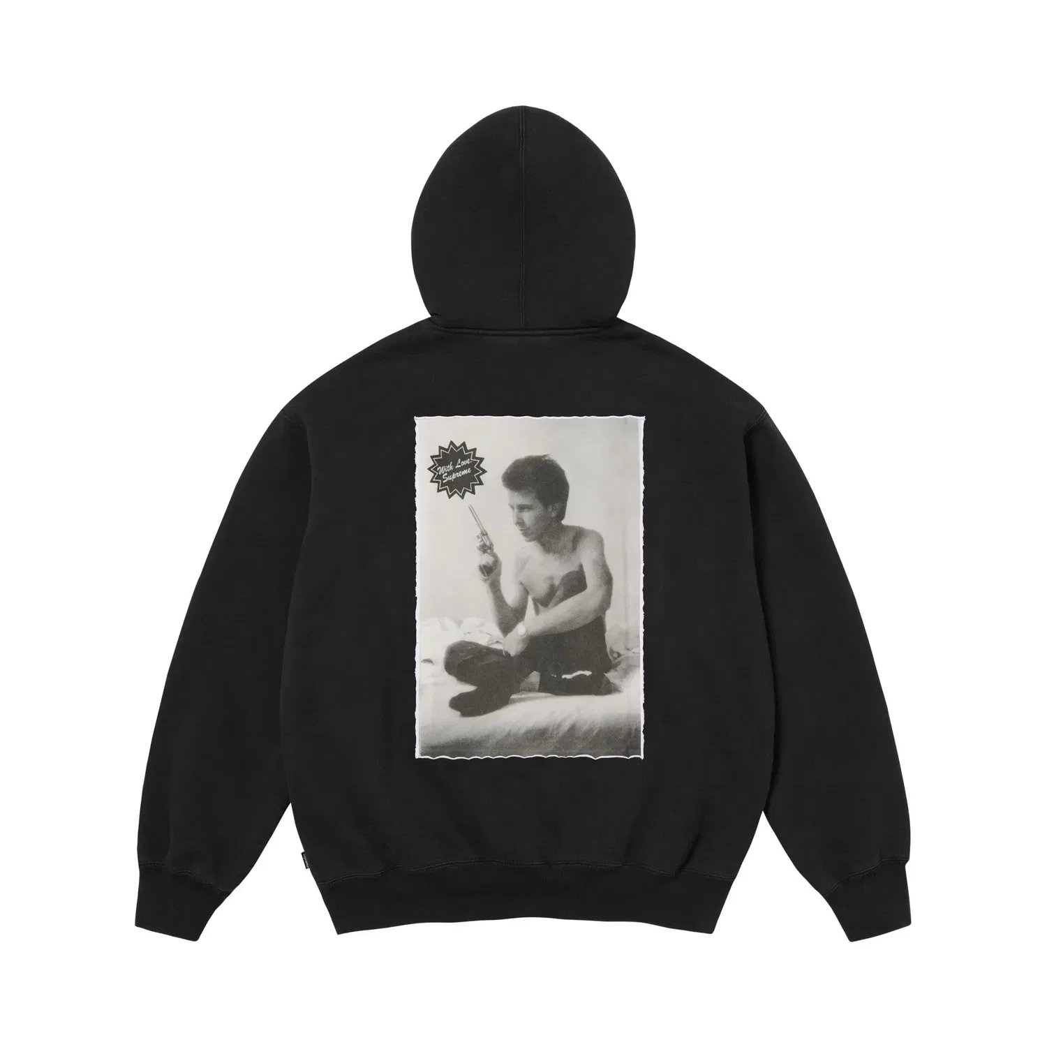 Свитшот на молнии с капюшоном Larry Clark Supreme, Black — фото 2