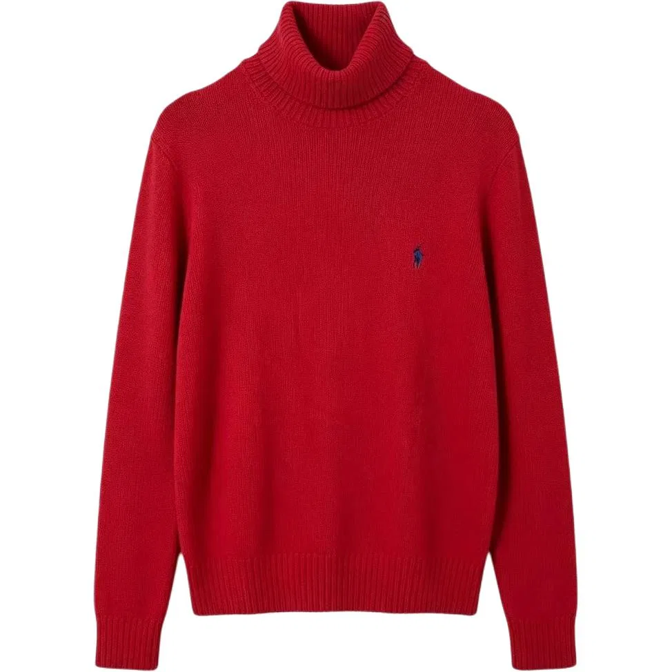 Мужской свитер с высоким воротником Polo Ralph Lauren, Red
