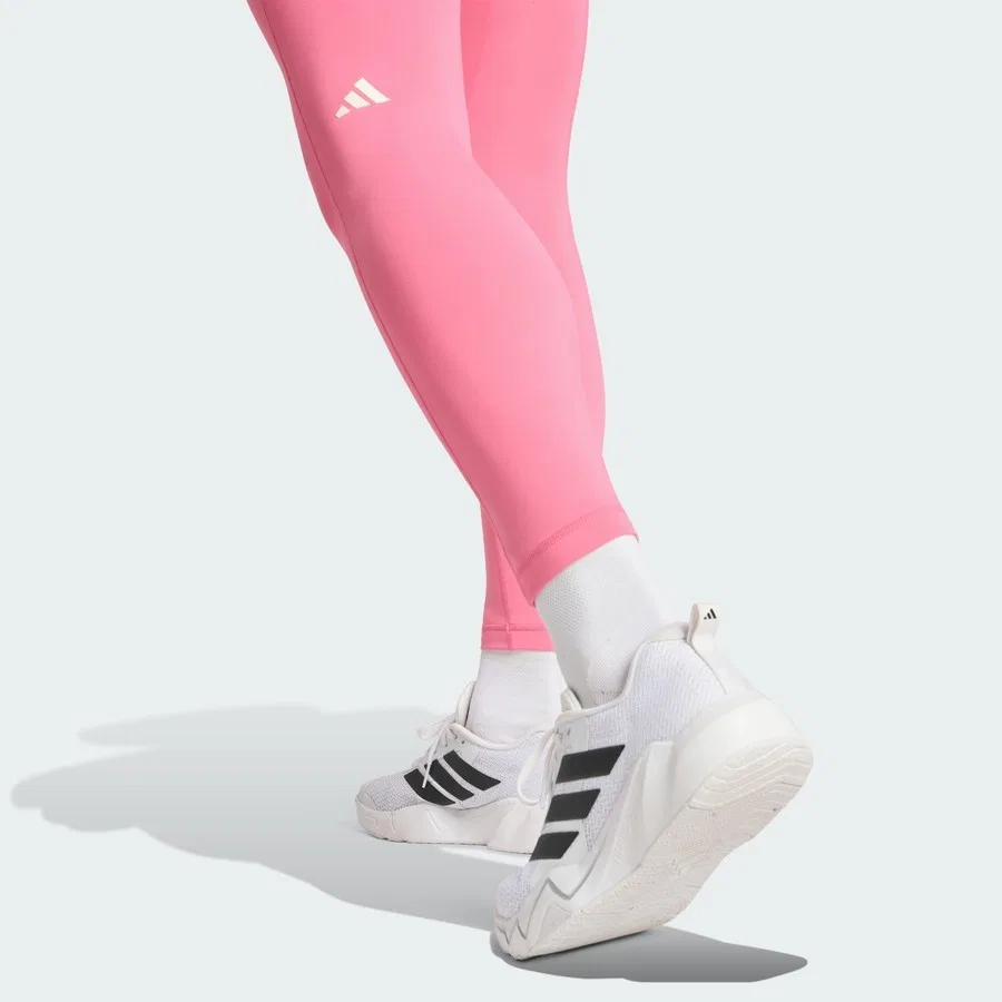 Леггинсы с принтом 3 Stripes Studio All Me 7/8 X-Over adidas, Коричневый — фото 4
