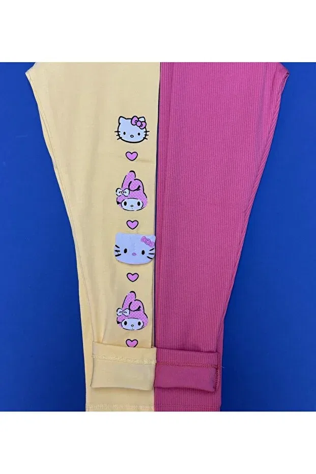 Детские леггинсы для девочек с принтом Slope Leggings Set Baby Ella'S, Multicolored — фото 3