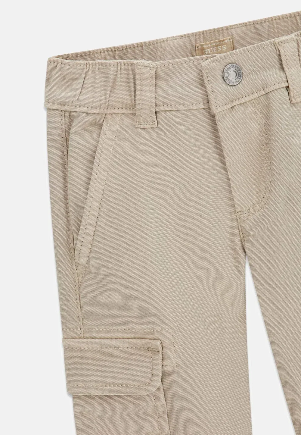 Gewebte Cargo-Hose - брюки-карго Guess, Beige — фото 3