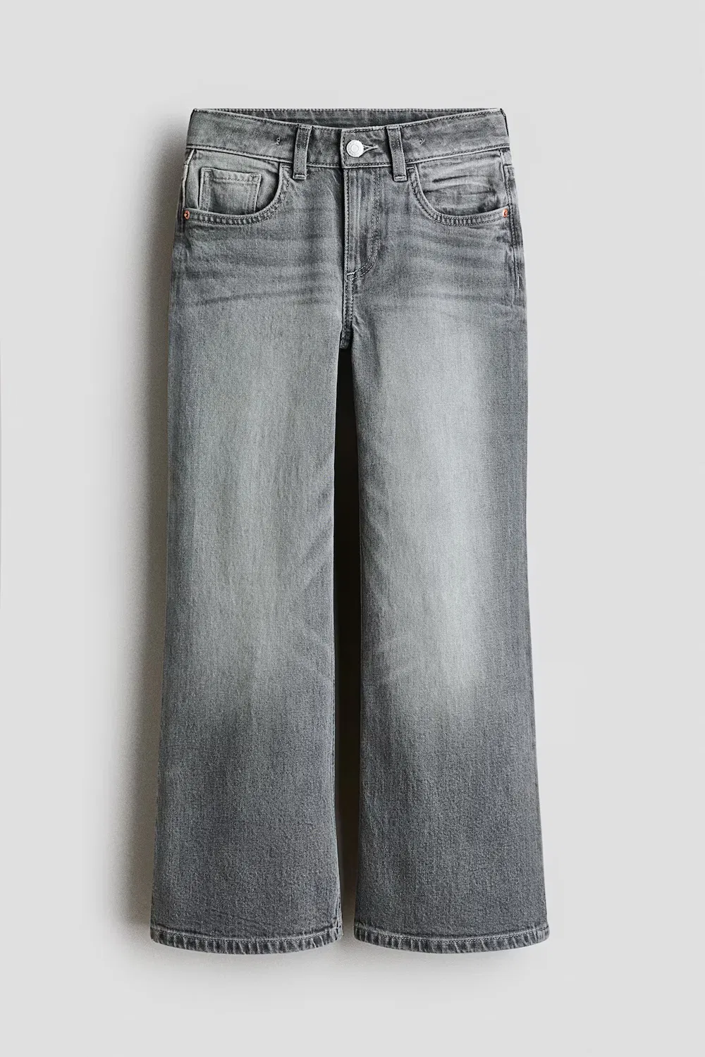 Свободные джинсы-клеш H&M, Denimgrau