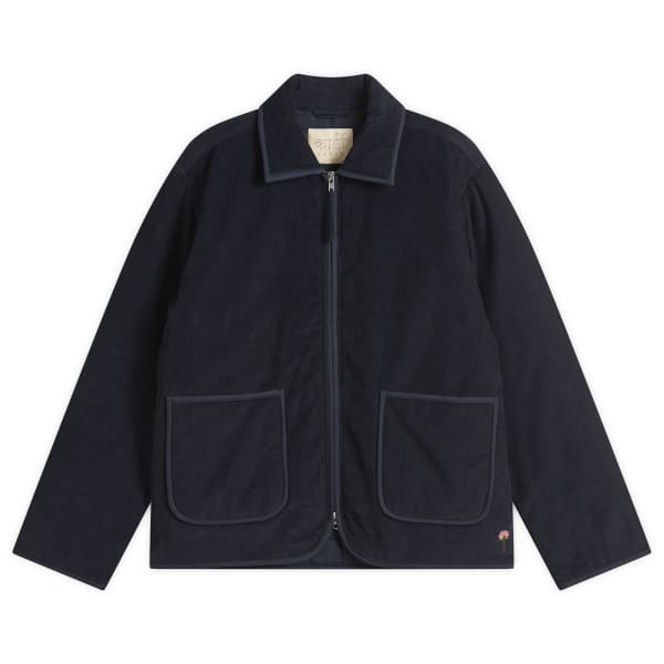 

Куртка с двойной застежкой-молнией на шнурке Kardo, темно-синий