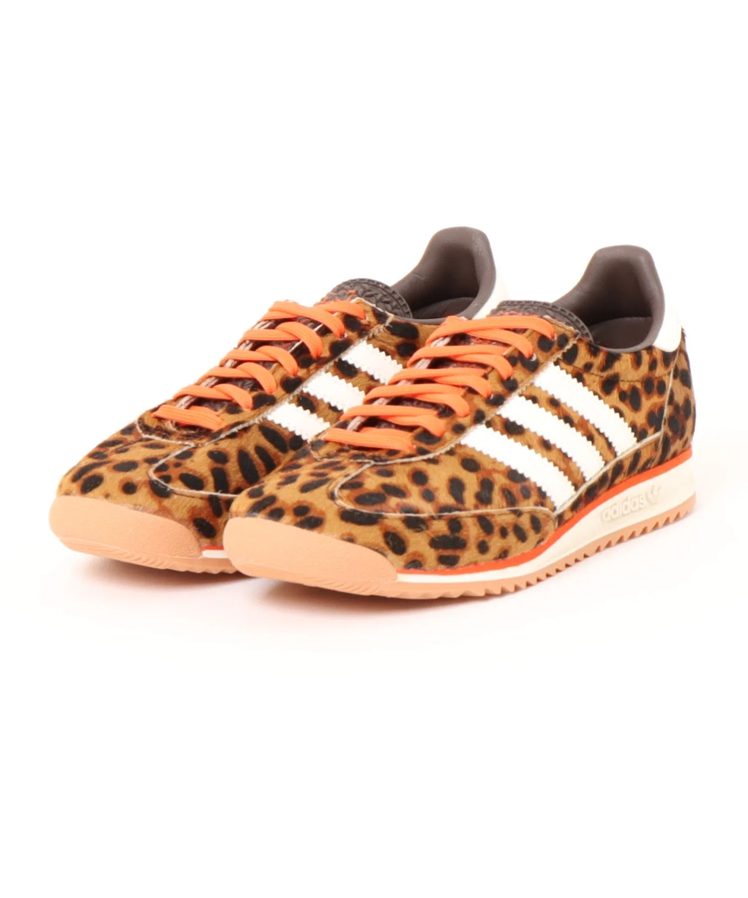 Мужские кроссовки adidas SL 72 OG из натуральной кожи коричневые