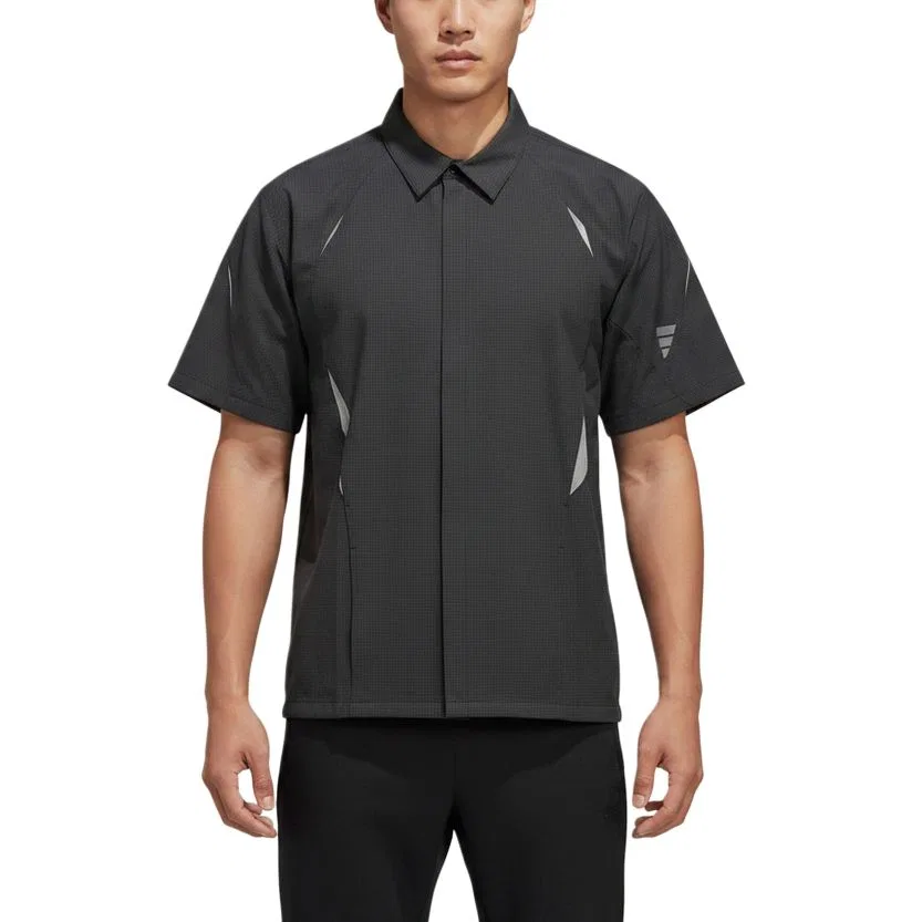 Рубашка с отложным воротником FOS, Adidas, Black