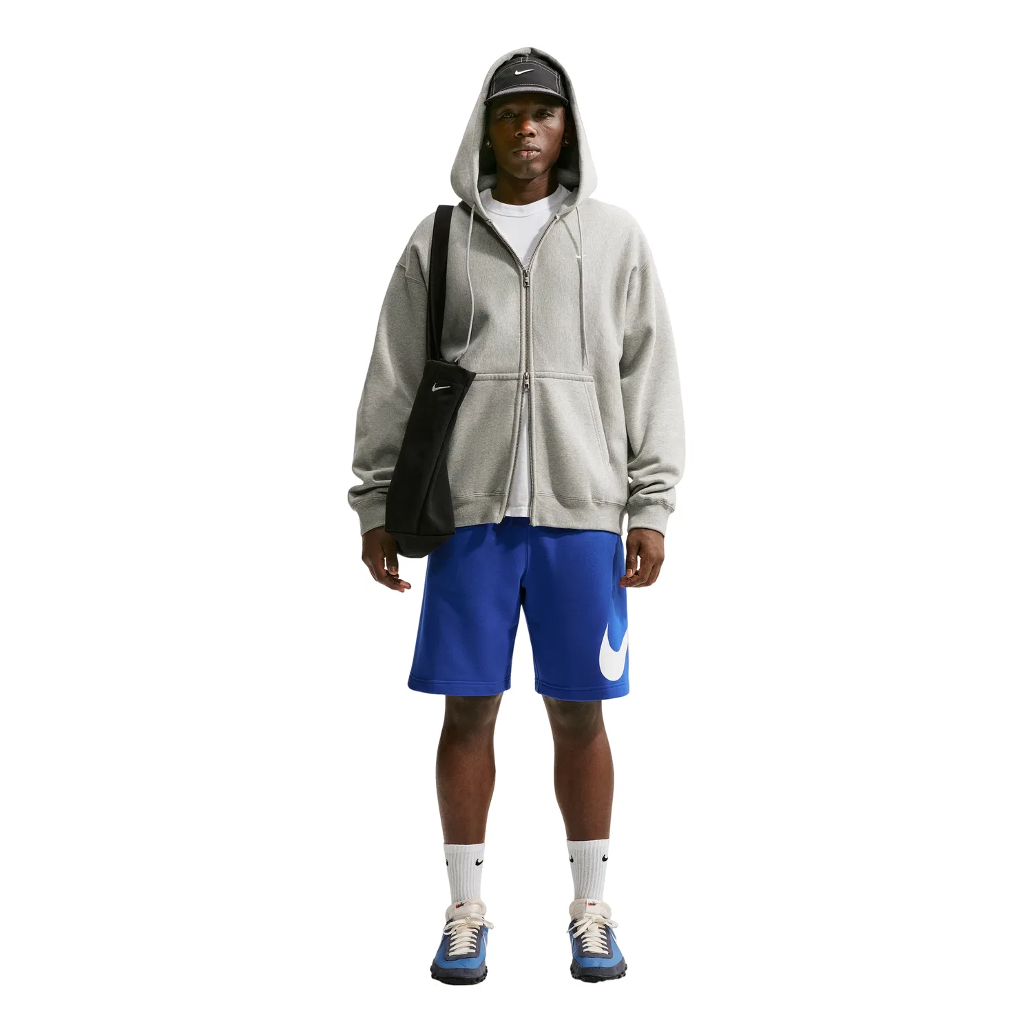 Мужские шорты с флисовой подкладкой Nike Club Fleece Old Royal White, Синий