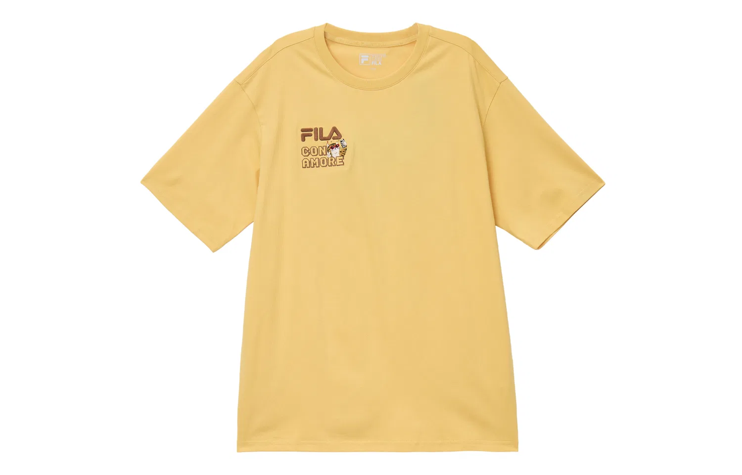 Футболка детская с принтом Wheat Wave Yellow FILA