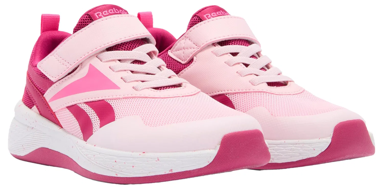 Детские кроссовки для девочек с растягивающимся шнурком Nano Play Stretch Lace & Top Strap Reebok, Frostedberry Veryberry Ftwrwhite — фото 2