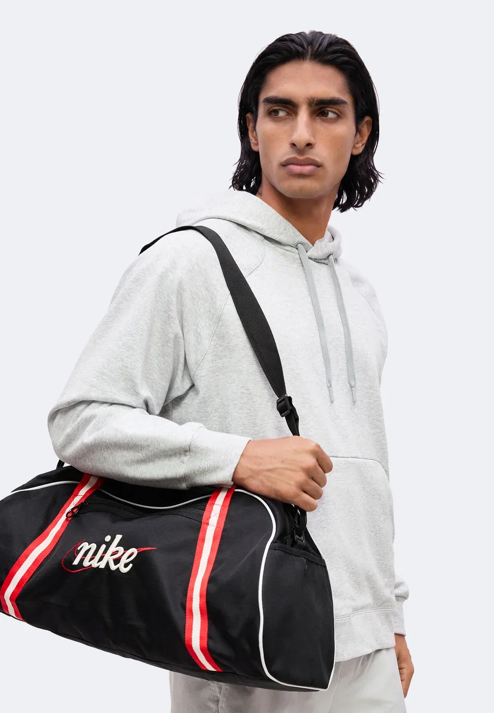 Чехол для насоса - худи Nike Performance, Light Smoke Grey — фото 4