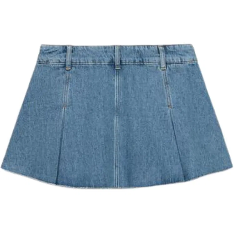 Женская джинсовая юбка-шорты ZARA, Blue — фото 3