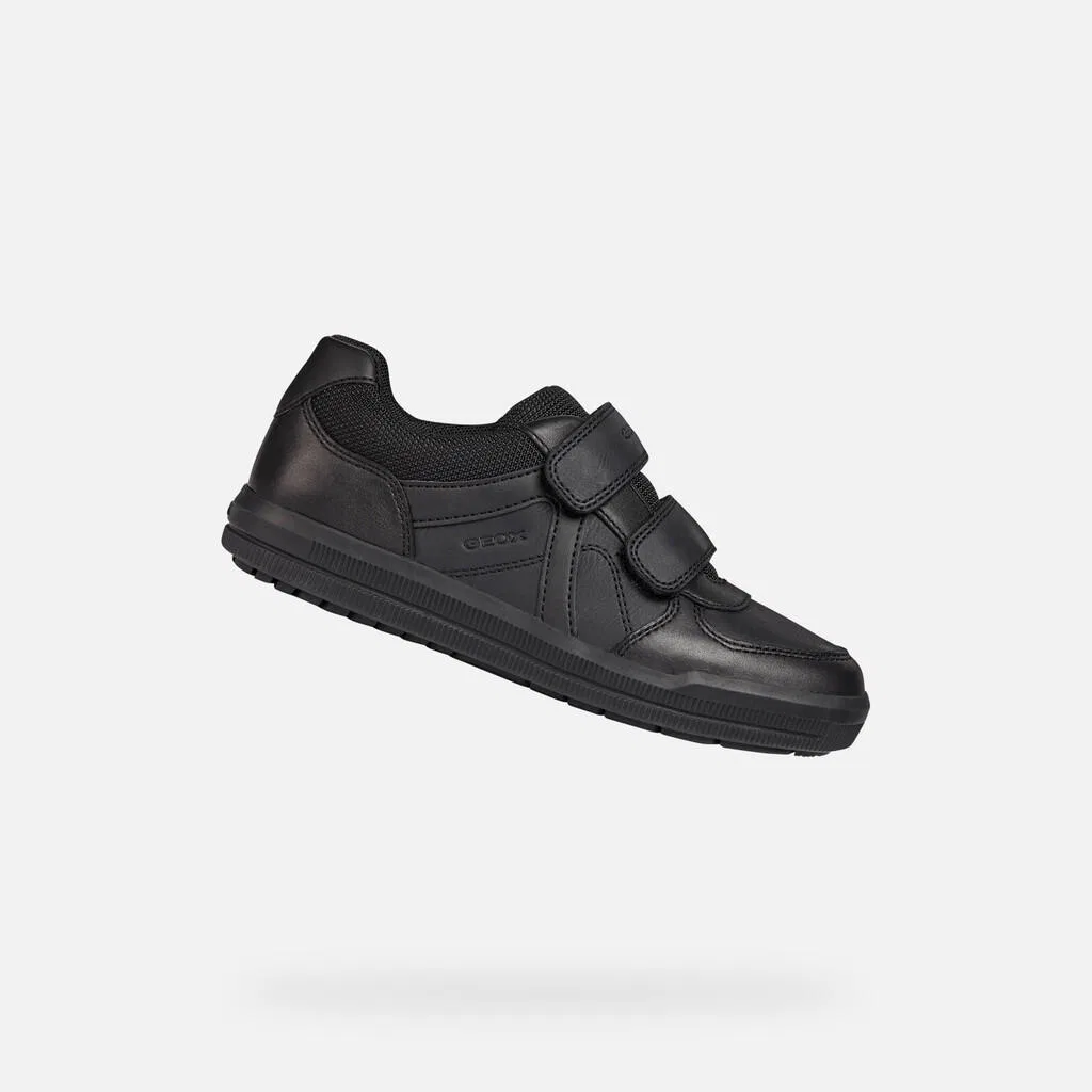Детские кроссовки для мальчиков Arzach Smo.Leather Geox, Schwarz