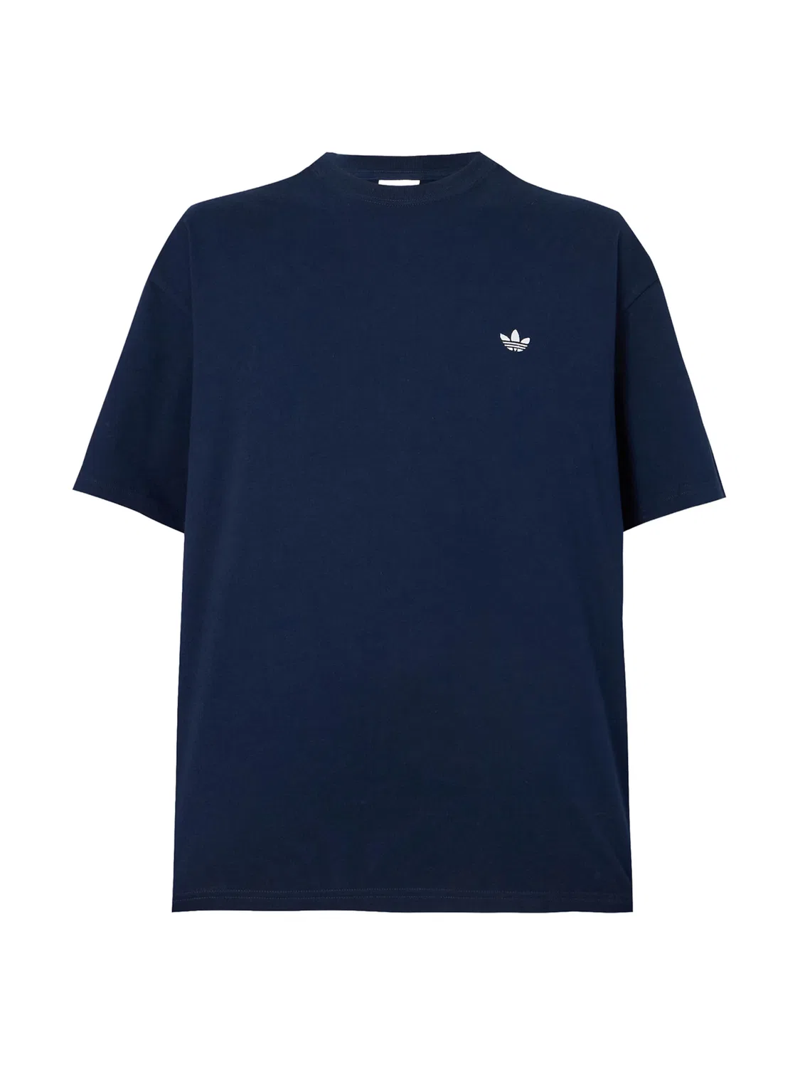 Футболка Adidas Originals Trefoil Essentials темно-синего цвета