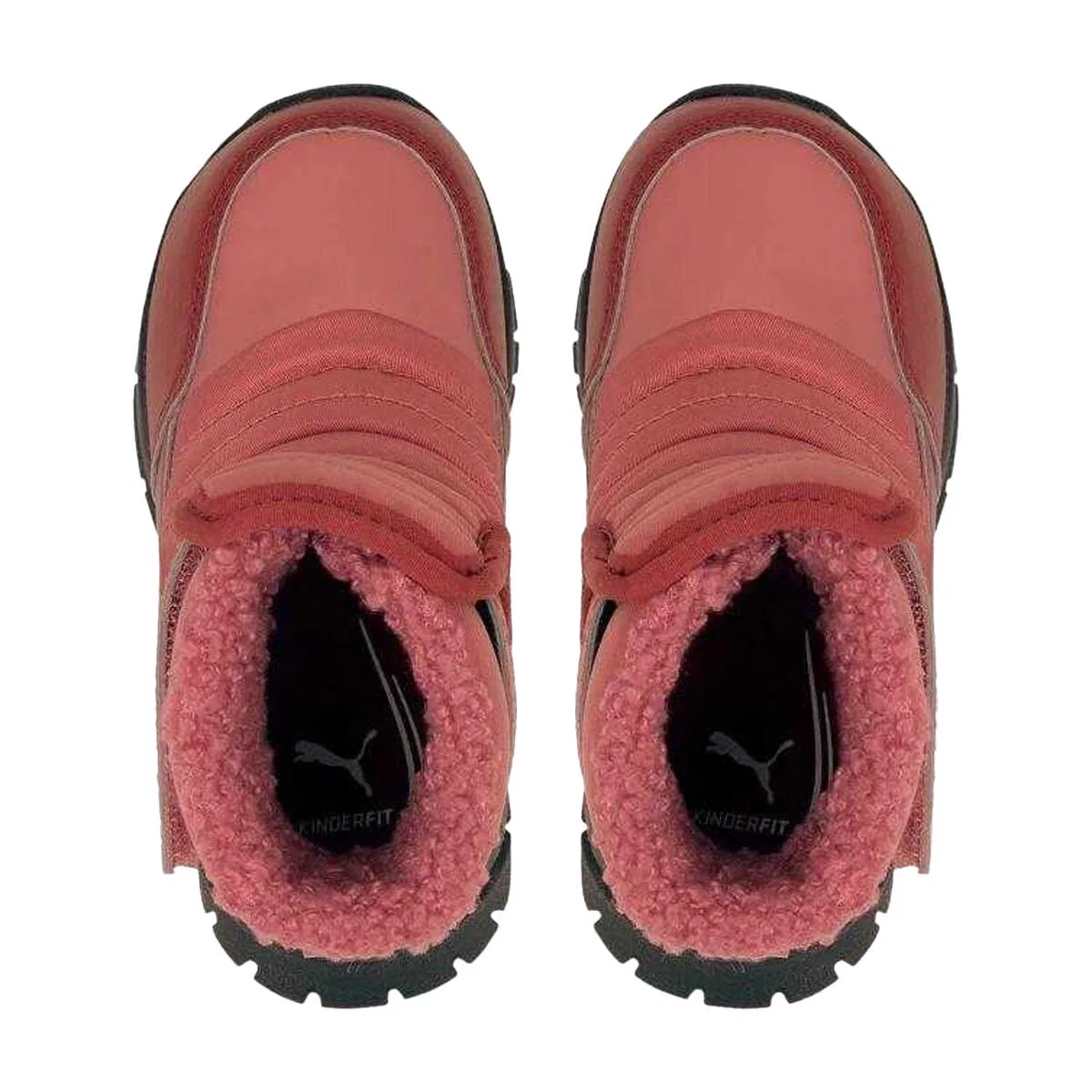 Детские зимние ботинки с логотипом Nieve Puma, Rosa — фото 4