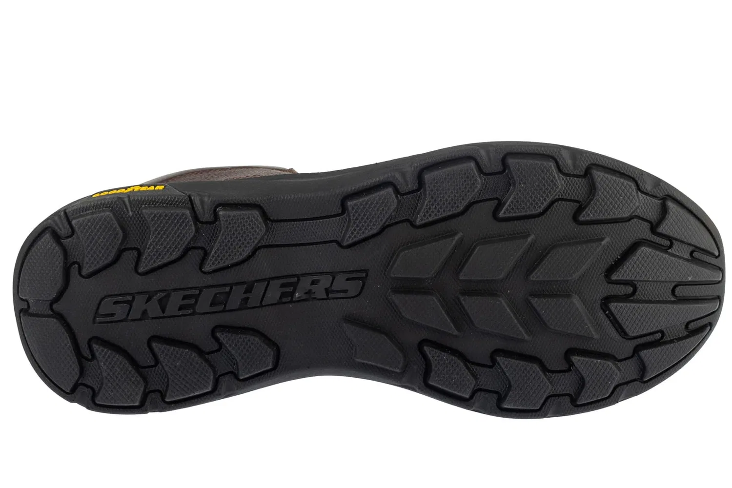 Кроссовки низкие, кожаные, Skechers, коричневый — фото 4