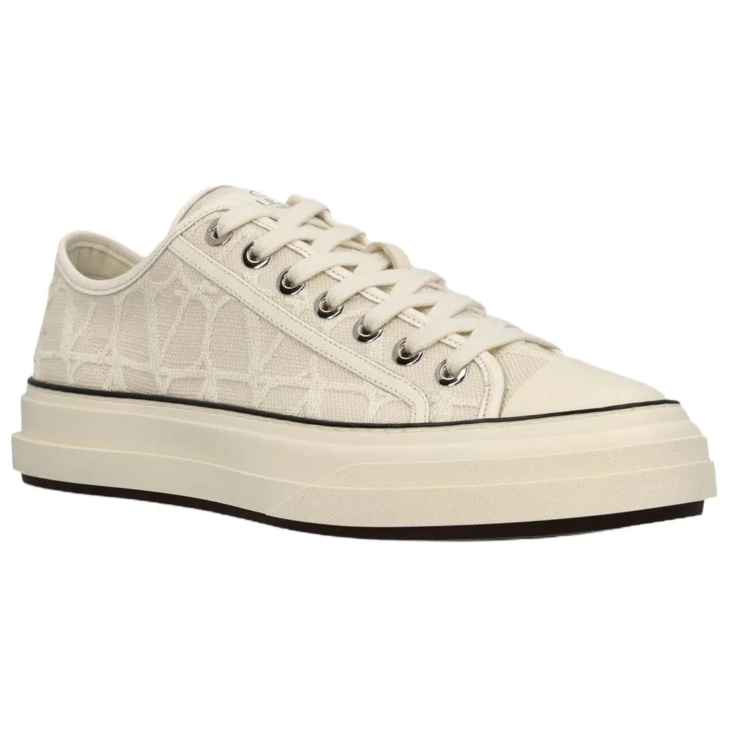 Valentino Кроссовки для скейтбординга мужские low top beige — фото 3