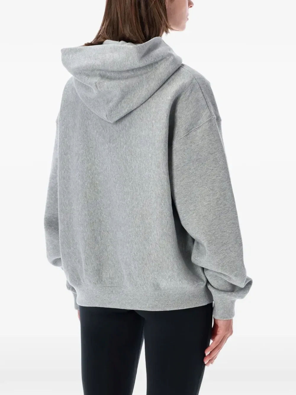 Худи с вышитым логотипом Studio и карманом-кенгуру Nike, серый — фото 2
