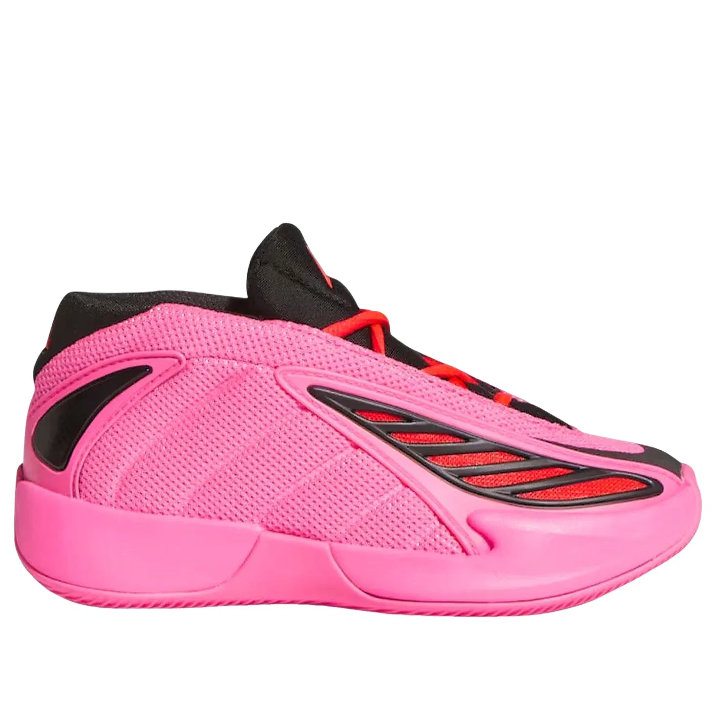 Детские кроссовки для баскетбола с шнуровкой Anthony Edwards 2 C Adidas, розовый — фото 2