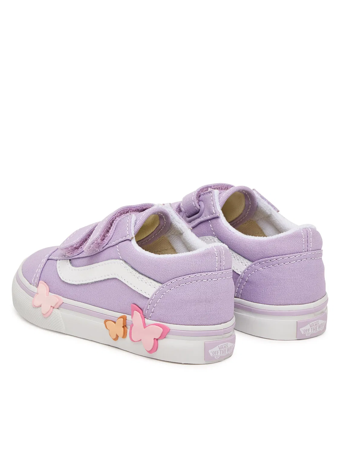 Тканевые кроссовки для девочки Old Skool Butterfly Vans, фиолетовый — фото 3