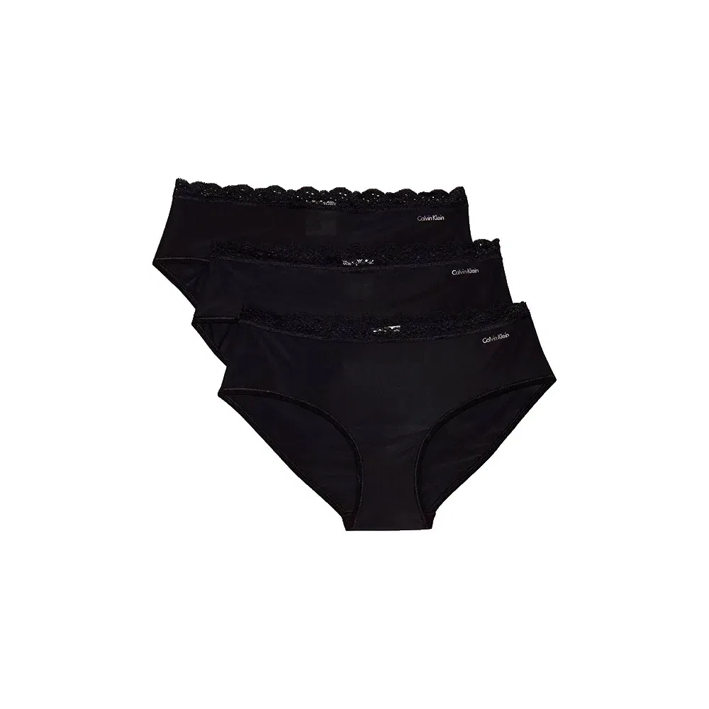 Трусы хайпстеры 3 шт Calvin Klein, черный