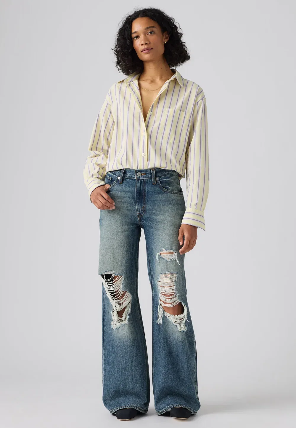 Свободные ботинки - расклешенные джинсы Levi'S, Well Ventilated — фото 2