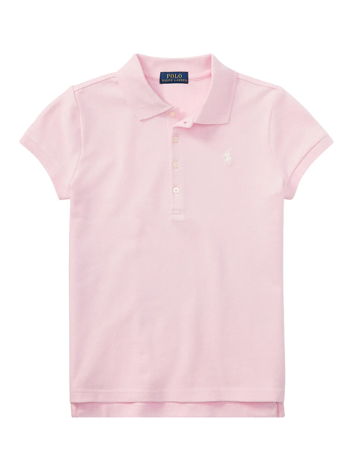 Поло стандартного кроя для девочки Polo Ralph Lauren, светло-розовый — фото 4