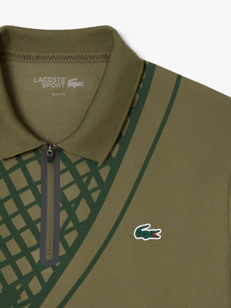 Футболка поло теннисная LACOSTE, Khaki — фото 3