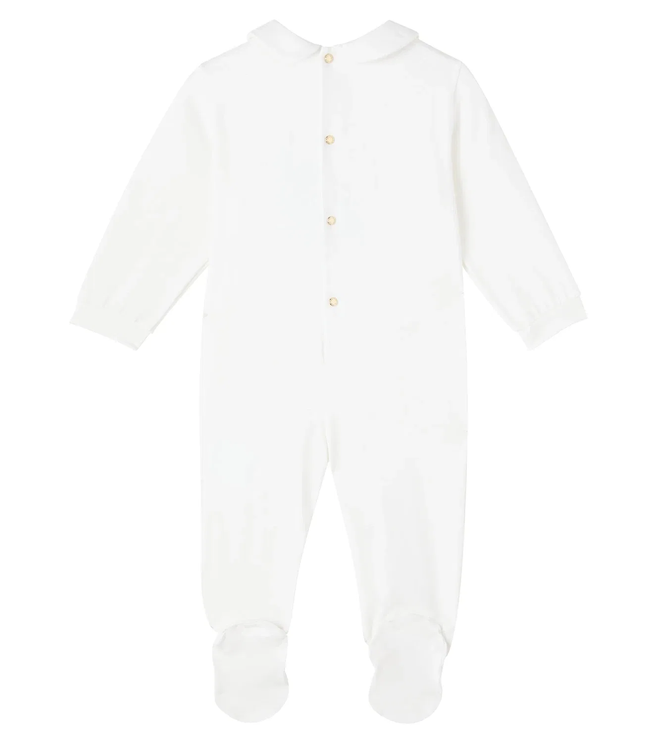 Боди хлопковое Baby Medusa Versace Kids, белый — фото 2